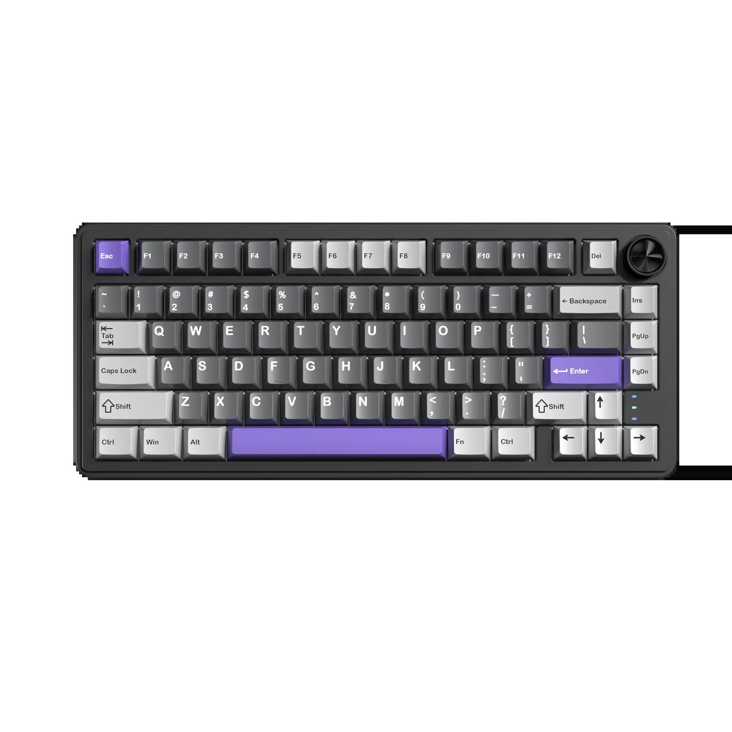 ZIFRIEND&FURYCUBE RX75 PRO Wireless Mechanical Creamy Keyboard,Tri-Mode Type-C/2.4G/Bluetooth Music Rhythm Sync RGB Backlight Keyboard,Multimode Gaming Keyboard for Gaming, Office, Career Women,Multimedia Roller Key