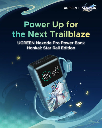 UGREEN × Honkai: Star Rail Edition 10000Mah 55W Built-In Cable Power Bank,Qi2 10000Mah Magnetic Power Bank,65W Mini USB C Charger Block Fast Charging with USB C Cable ,100W Retractable USB C Cable(3.3Ft ) ,Finetrack Mini2 Tracker Tags (Ios Only) Tiktoksho