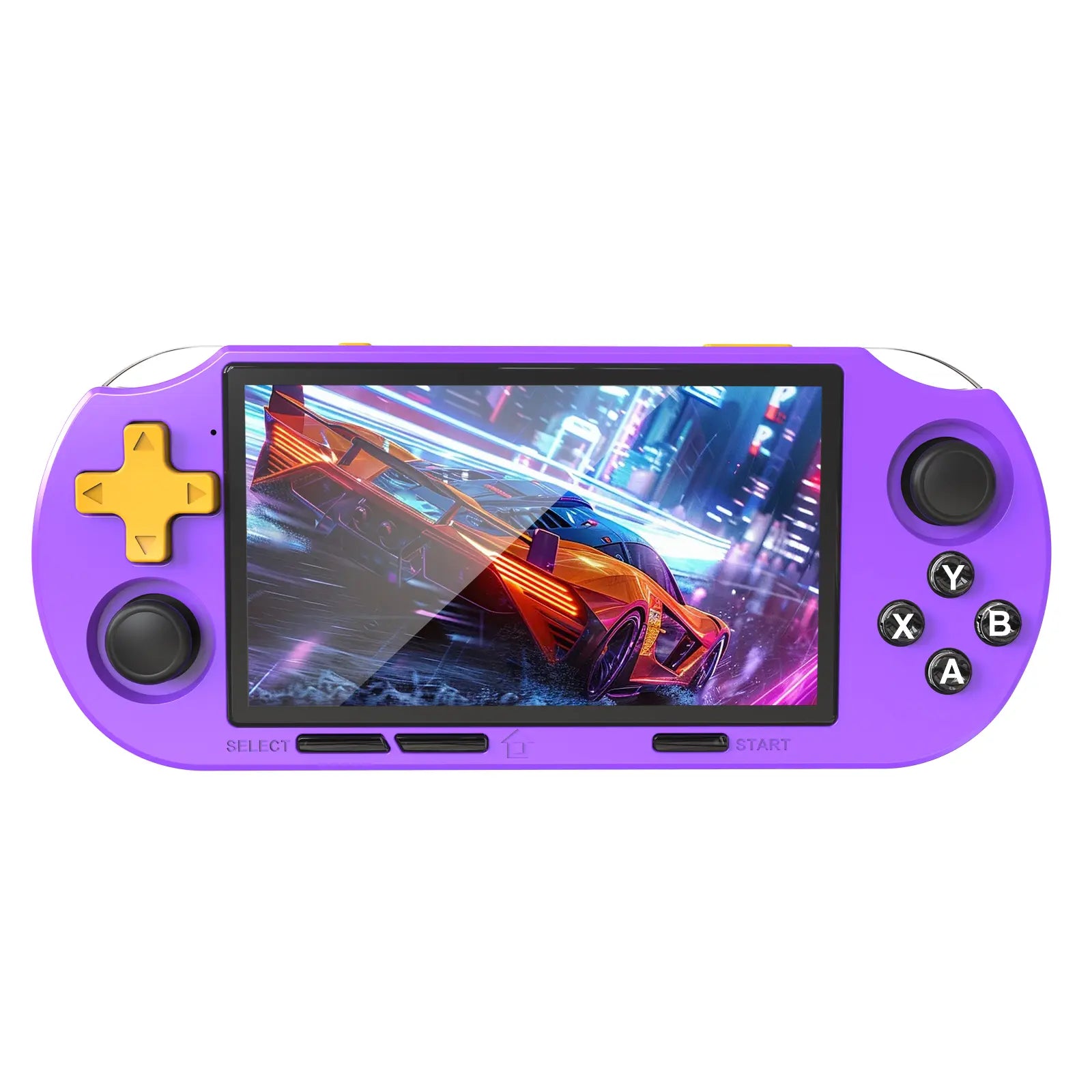 YLW ANS16 Handheld Retro Gaming Console 4.5-Inch IPS Screen 64GB Memory 16000 Games 14 Emulators RGB Lights 3000Mah Battery Portable Gift Compact Outdoorfun
