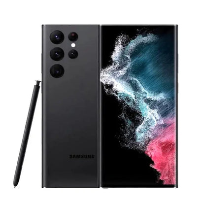 Refurbished Samsung Galaxy S22 Ultra - Excellent Condition, 1-Year Warranty, Retractable Stylus, High-Quality Camera, Remote Function Compatibility, Crisp Display Screen, Chip