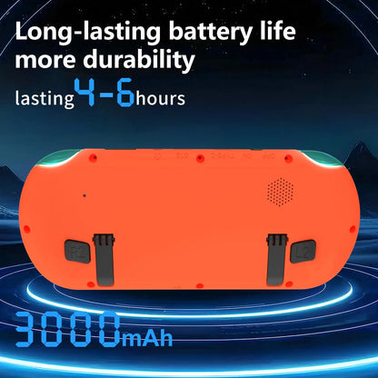 YLW ANS16 Handheld Retro Gaming Console, 4.5-Inch Lps Screen Gaming Console, Wireless Mini Portable Gaming Console, Built-In 64GB Memory Card, Gift Gaming Console, Gaming Peripherals with 16,000+ Games and 14+ Emulators, Pocket Game Player Rechargeable