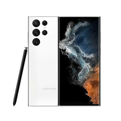 Refurbished Samsung Galaxy S22 Ultra - Excellent Condition, 1-Year Warranty, Retractable Stylus, High-Quality Camera, Remote Function Compatibility, Crisp Display Screen, Chip