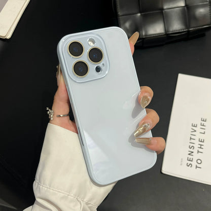 PORODO for Iphone16 Promax.Candy Macaron Crystal Clear Iphone Case, Skin-Feel Soft TPU Bumper & Hard PC Back, Full Lens Protection, Cute Minimalist Pink & White, Compatible with Iphone 17/16/15/14/13 Pro Max Plus