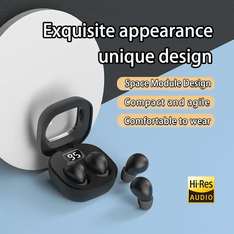 INSONIXN Wireless Bluetooth Sleep Earbuds - Ultra Compact, Comfortable Fit, High Fidelity Sound for Running & Cycling - Perfect Gift for Back to School!