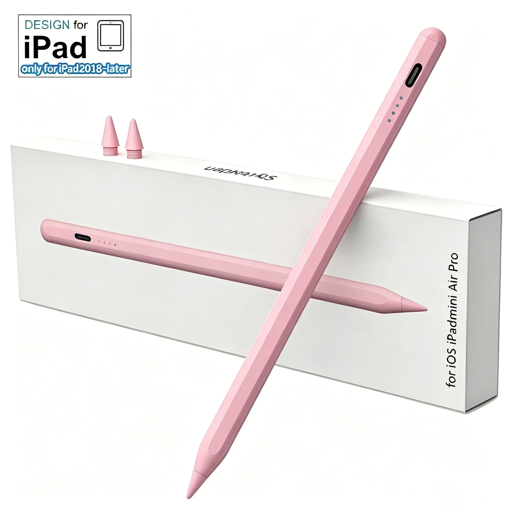 Apple Ipad Touch Pen for 2018-2026 Models, 30-Minute Charge, Magnetic Stylus, Writing, Compatible with Ipad Pro/Air/Mini, Ipad Pens