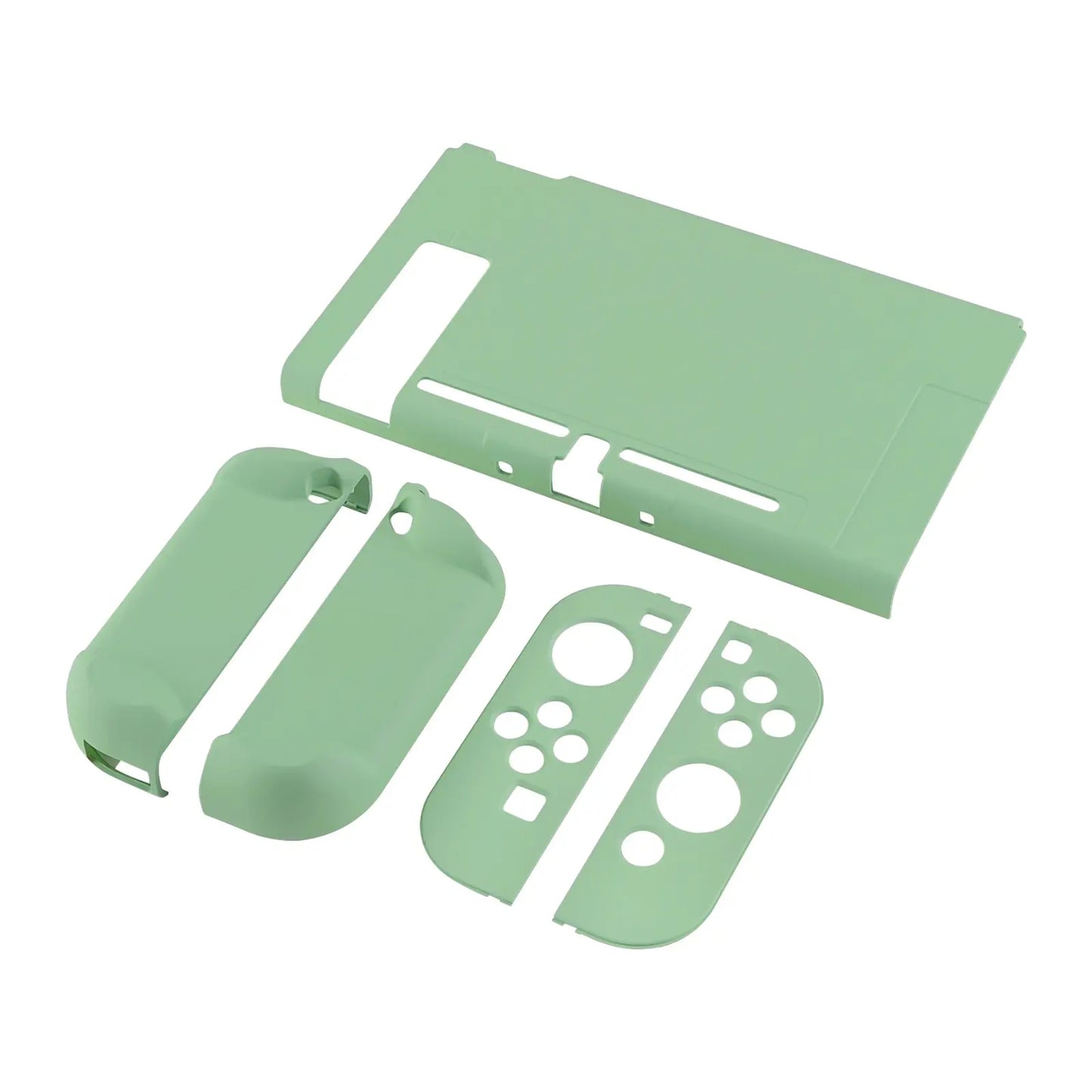 Playvital Customized Dockable Hard Shell Protective Case for Nintendo Switch Console - Black