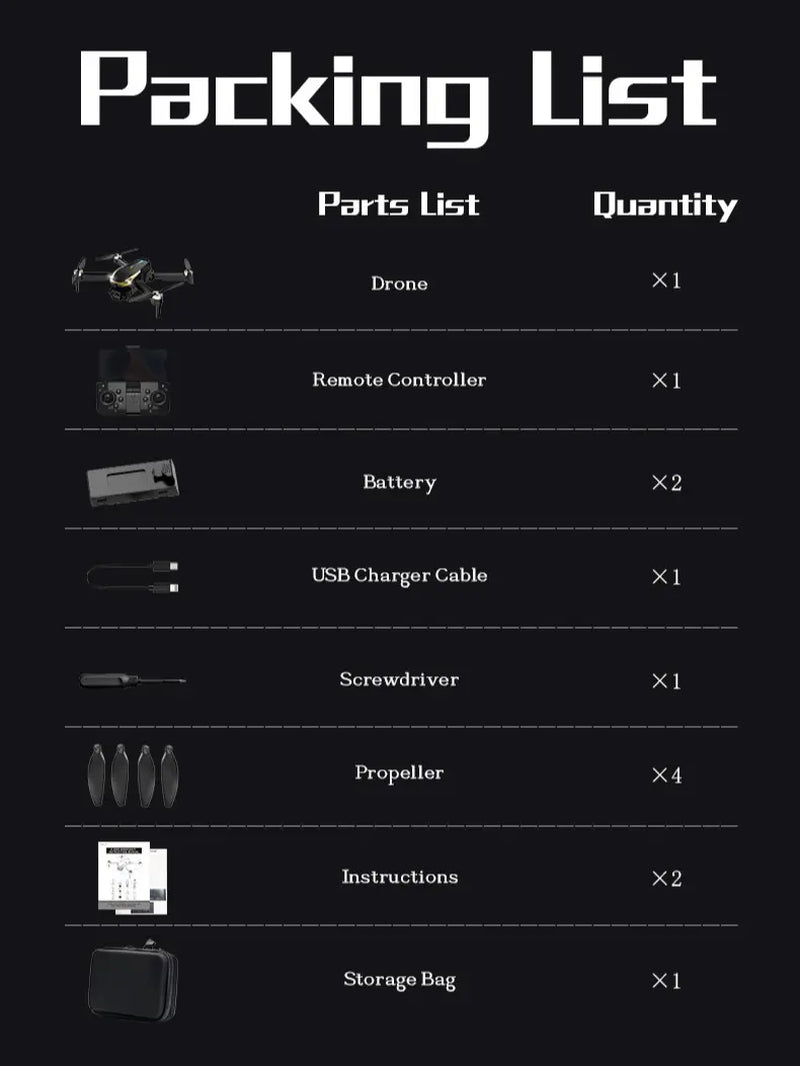 M8 Pro 2026 Foldable Aerial Drone with 4K UHD EIS Anti-Shake Camera, GPS Positioning, 5G Wifi FPV, Intelligent Obstacle Avoidance, Auto Return & 360° Flip, 2 Batteries for Beginners & Adults