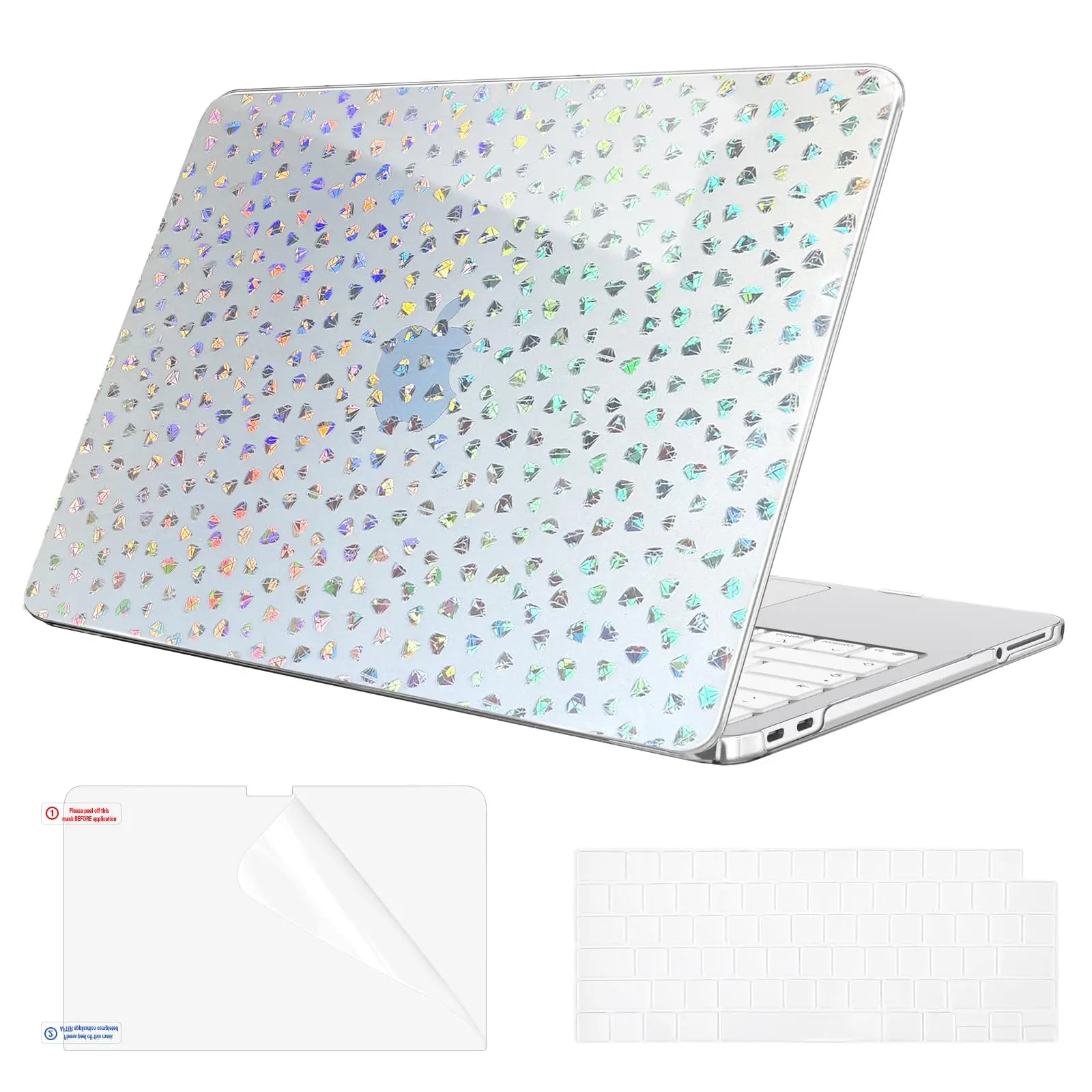 Fintie Full-Edge Laptop Protective Case for Macbook Neo 2026, with Clear Keyboard Cover and Screen Protector, Ultra-Thin Lightweight Plastic Snap-On Cover and Vented Bottom - [No Macbook Included]
