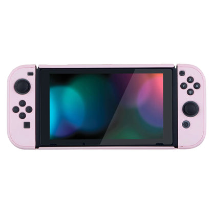 Playvital Customized Dockable Hard Shell Protective Case for Nintendo Switch Console - Black
