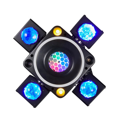 4-Arm Moving Head RGBW Beam Laser, DMX Stage Lighting, Club Lights for Disco Light Party