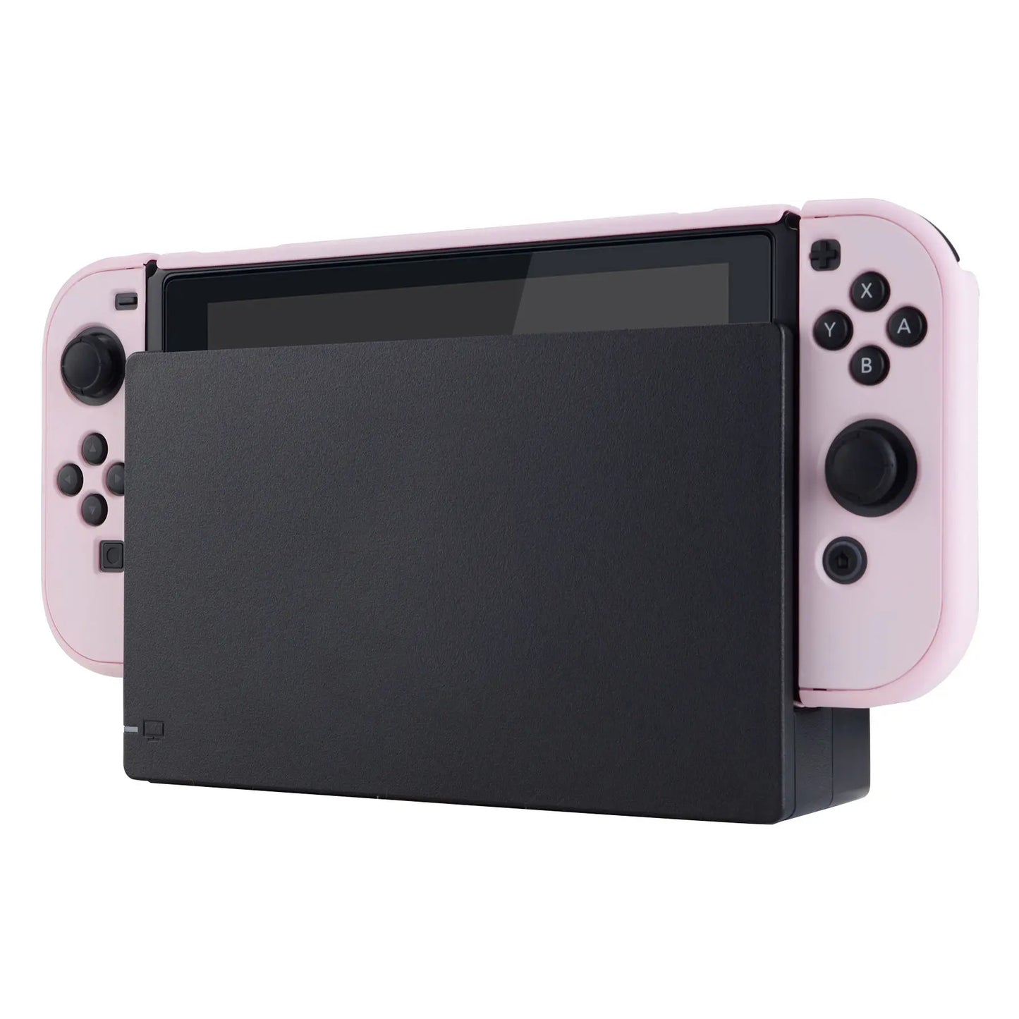 Playvital Customized Dockable Hard Shell Protective Case for Nintendo Switch Console - Black