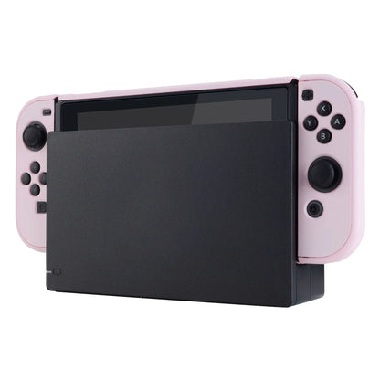 Playvital Customized Dockable Hard Shell Protective Case for Nintendo Switch Console - Black