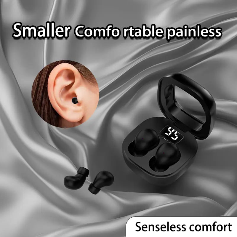 INSONIXN Wireless Bluetooth Sleep Earbuds - Ultra Compact, Comfortable Fit, High Fidelity Sound for Running & Cycling - Perfect Gift for Back to School!