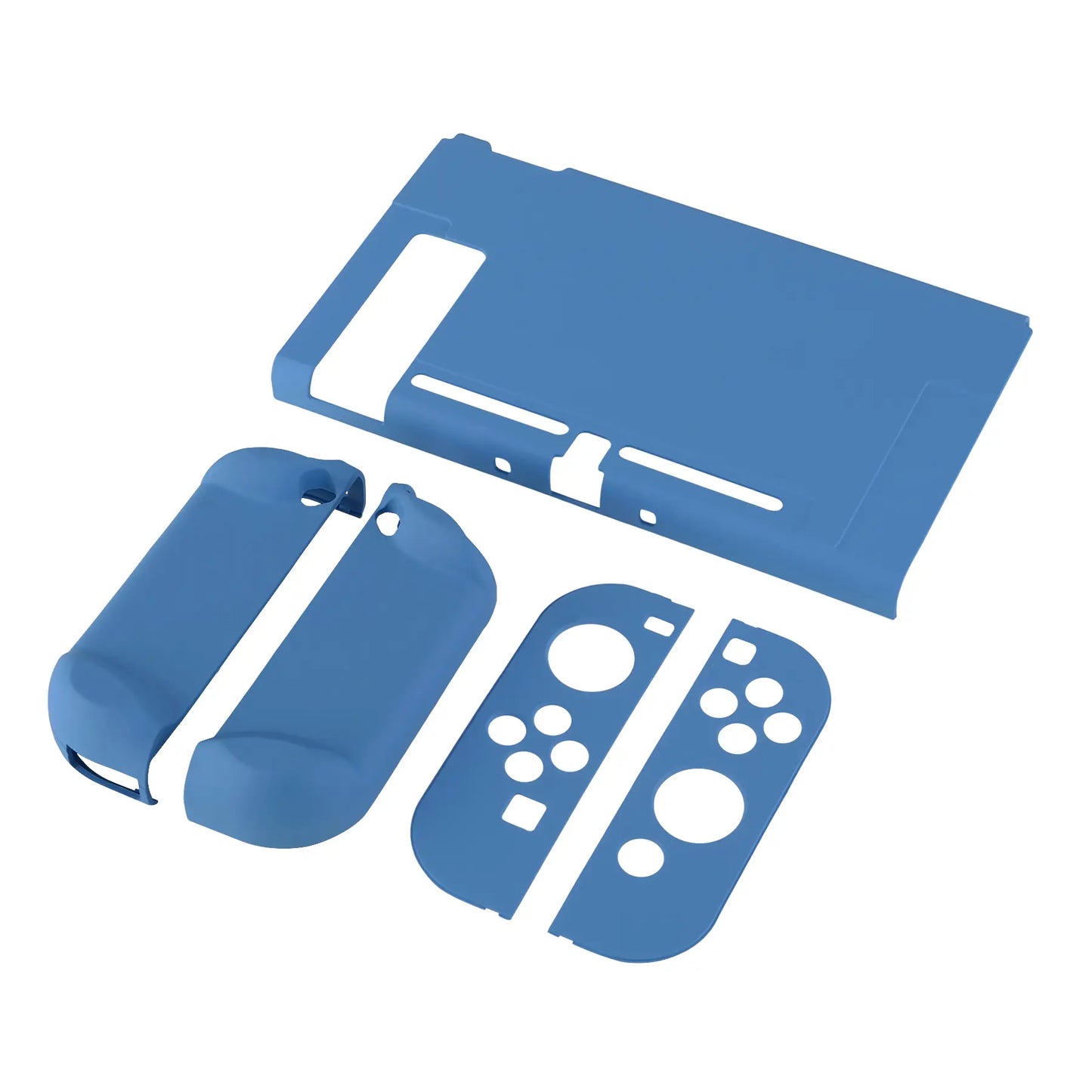 Playvital Customized Dockable Hard Shell Protective Case for Nintendo Switch Console - Black