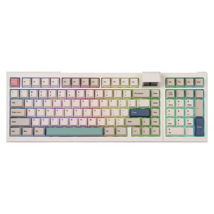 EPOMAKER RT98 Creative Modular Retro Gaming Keyboard with Detachable Mini TV Hot Swap Tri-Mode BT/2.4G/USB-C Custom Driver RGB Backlit PBT Keycap for Win/Mac Computers & Office Equipment Keyboards Creamy Keyboard Back to School Shopping, Pbt Keycaps, Deta
