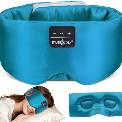 MUSICOZY Side Sleeper’S Dream: Silk Bluetooth 5.4 Sleep Mask & Headphones, Sleep Mask，Total Blackout, Perfect for Travel & Restful Sleep,Summerwins,Dealsforyoudays,Father'S Day