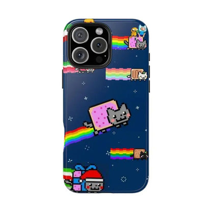 Nyan Cat Phone Case, Suitable for Iphone 17-11 Pro Max/Plus and Samsung Galaxy S23-25