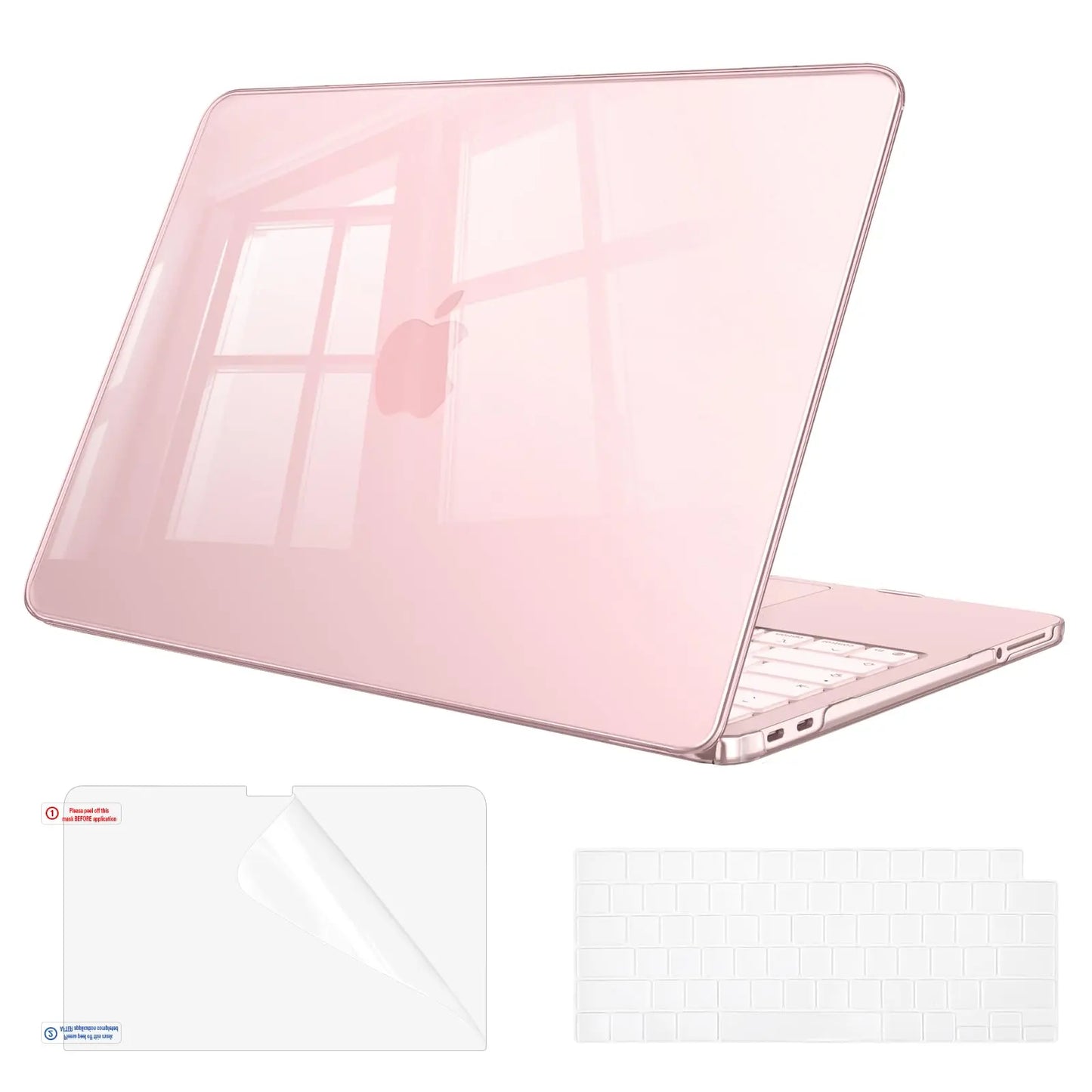 Fintie Full-Edge Laptop Protective Case for Macbook Neo 2026, with Clear Keyboard Cover and Screen Protector, Ultra-Thin Lightweight Plastic Snap-On Cover and Vented Bottom - [No Macbook Included]