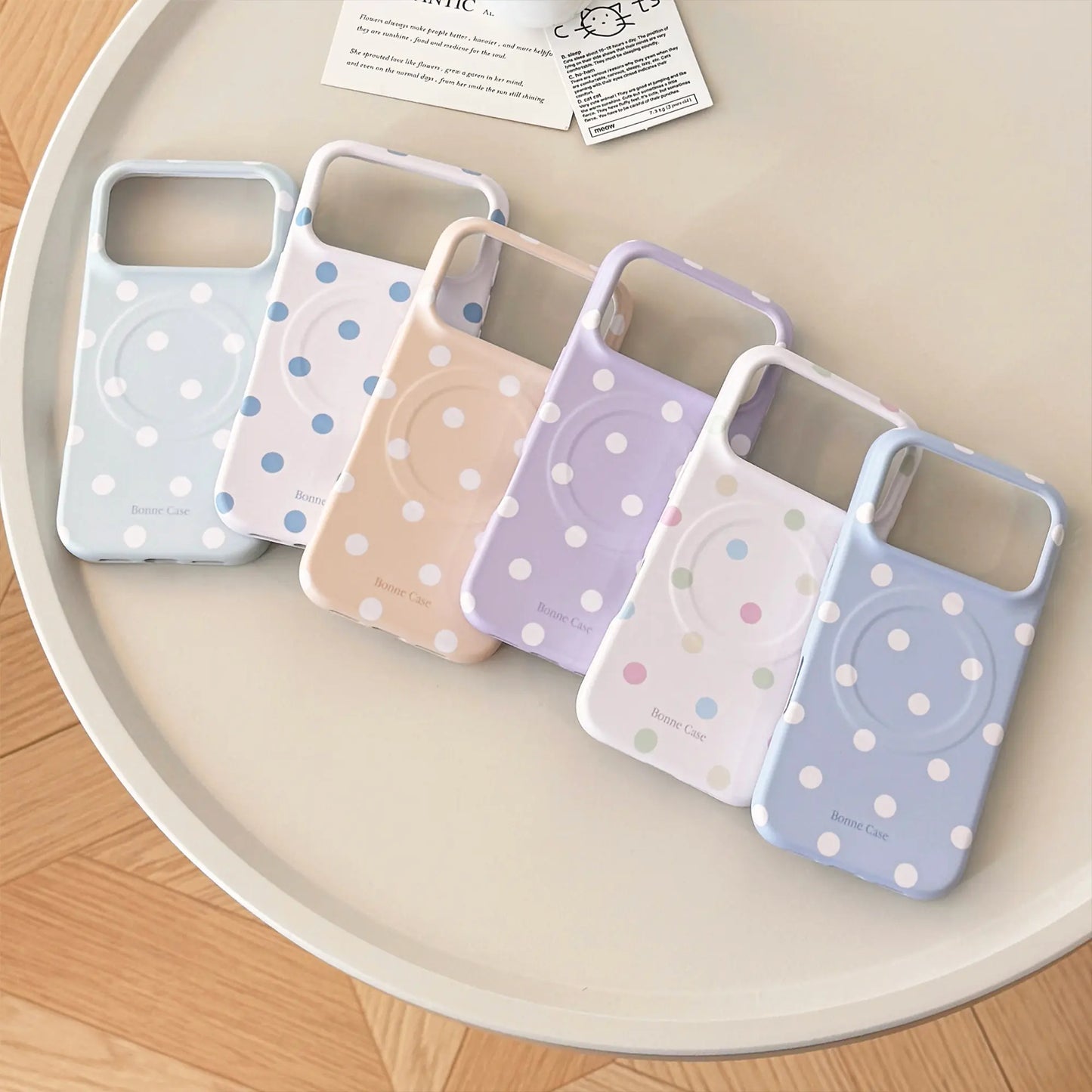 Magsafe-Compatible Polka Dot Candy Color Silicone-Soft TPU Case for Iphone 17,16,15,14 Pro Max - Slim, Anti-Scratch, Shockproof Protective Cover with Comfortable Grip for Women, Women Girls