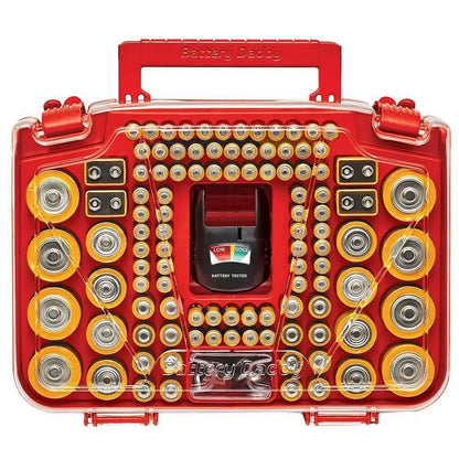 Ultimate 150 Battery Organizer & Storage Case with Tester - Keep Your Batteries Neat and Ready!