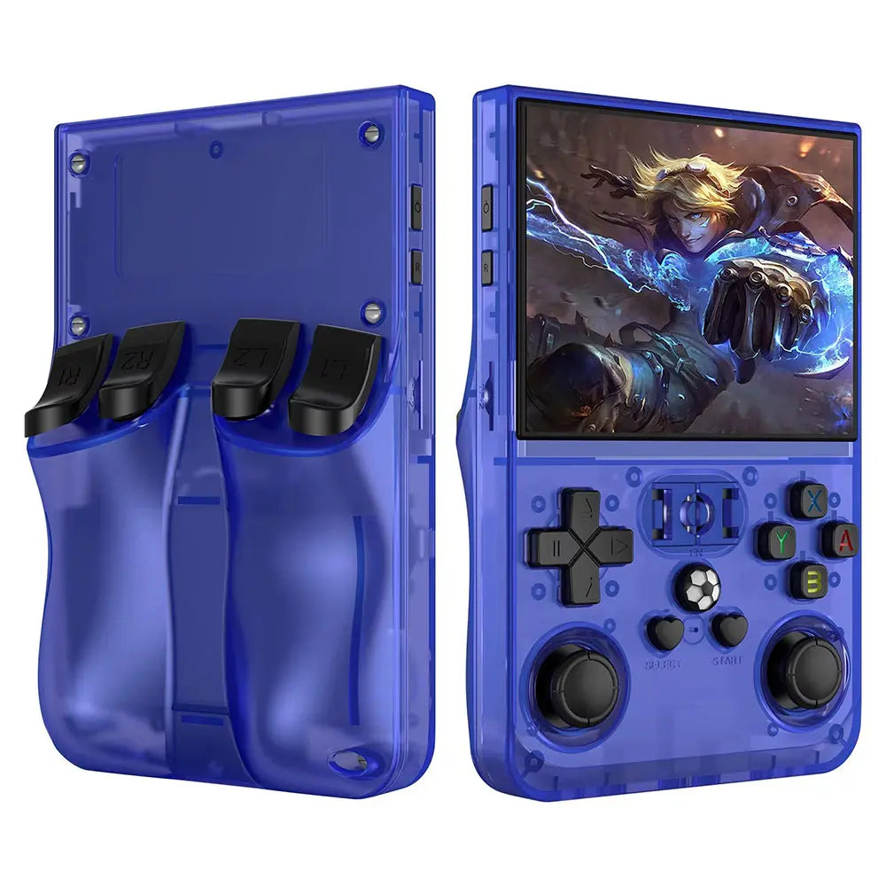 WUDS R36 PRO Retro Video Handheld Game Console with 4K HD 3.5-Inch IPS Screen, 4000Mah Battery, 64G TF Card, and 16,000+ Games Protection