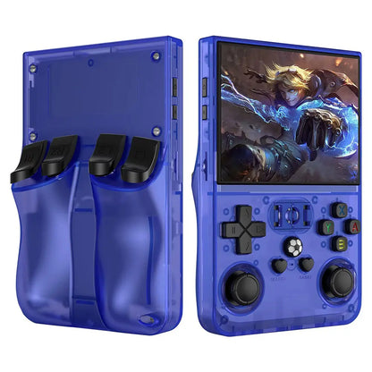 WUDS R36 PRO Retro Video Handheld Game Console with 4K HD 3.5-Inch IPS Screen, 4000Mah Battery, 64G TF Card, and 16,000+ Games Protection