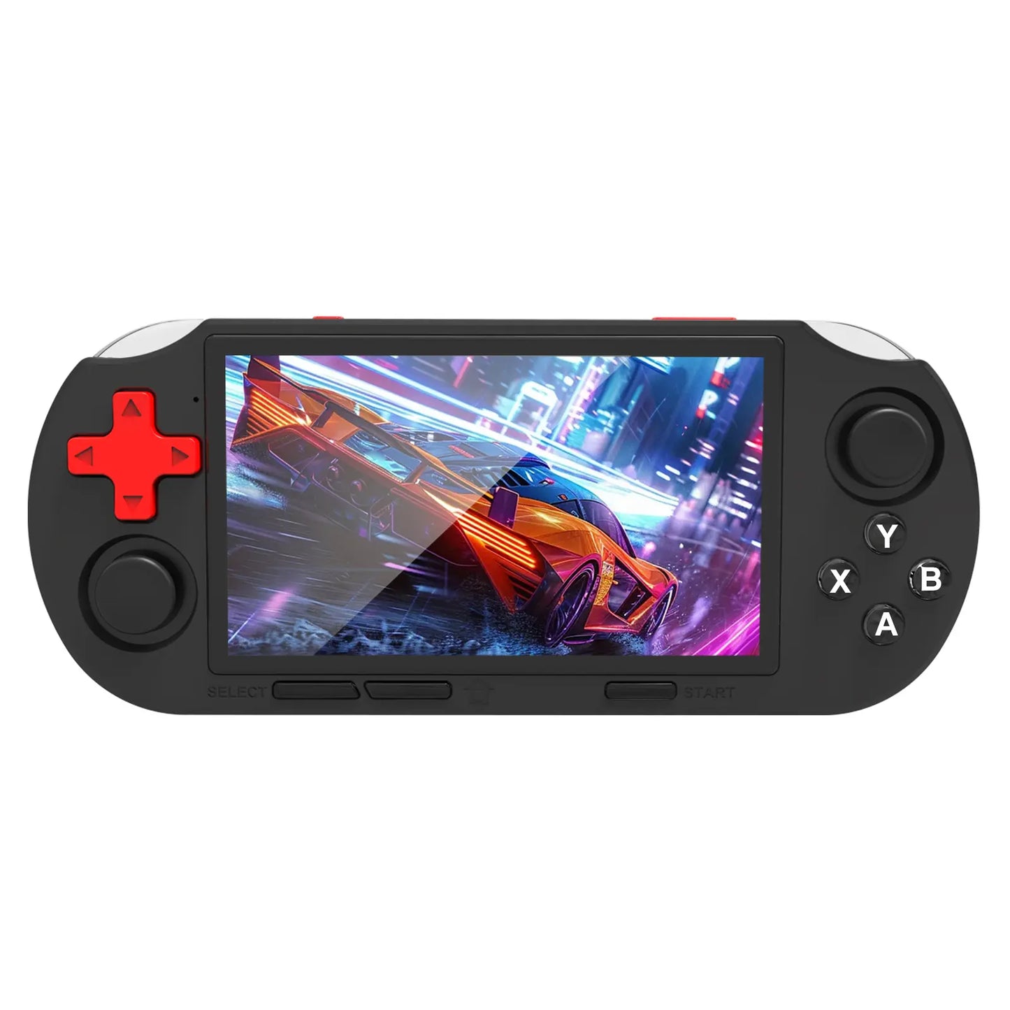 YLW ANS16 Handheld Retro Gaming Console 4.5-Inch IPS Screen 64GB Memory 16000 Games 14 Emulators RGB Lights 3000Mah Battery Portable Gift Compact Outdoorfun