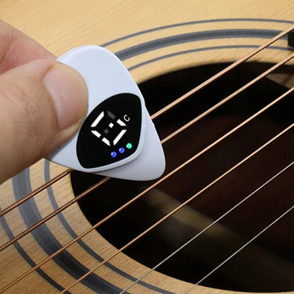 2-In-1 Chromatic Guitar Tuner & Pick