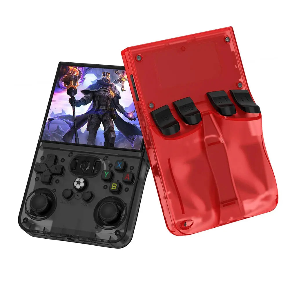 WUDS R36 PRO Retro Video Handheld Game Console with 4K HD 3.5-Inch IPS Screen, 4000Mah Battery, 64G TF Card, and 16,000+ Games Protection