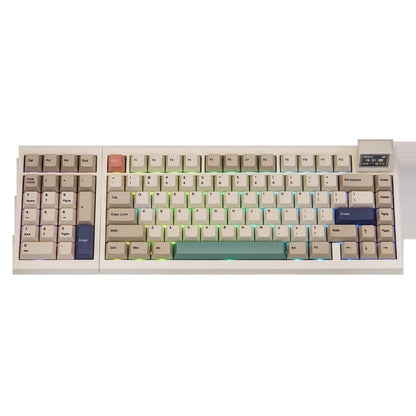 EPOMAKER RT98 Creative Modular Retro Gaming Keyboard with Detachable Mini TV Hot Swap Tri-Mode BT/2.4G/USB-C Custom Driver RGB Backlit PBT Keycap for Win/Mac Computers & Office Equipment Keyboards Creamy Keyboard Back to School Shopping, Pbt Keycaps, Deta