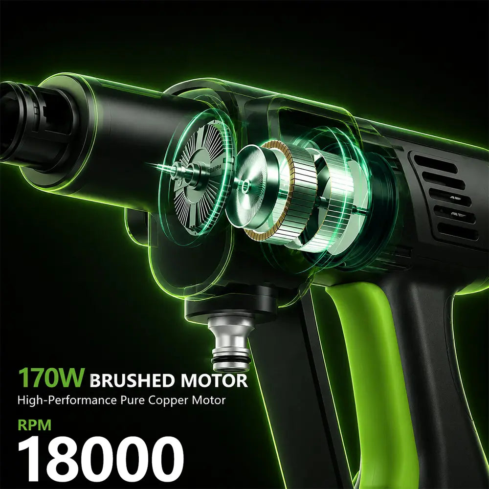 [Dealsforyou]Naitis 1500PSI Cordless Portable Power Washer 21V, 200W High Pressure Water Cleaner with 13000Mah Battery, Adjustable 6-In-1 Nozzle & Foam Bottle,For Valentine’S Day Gift Summervibes,Father'Sdaygifts, Pressure Washer, Cordless Pressure Washer