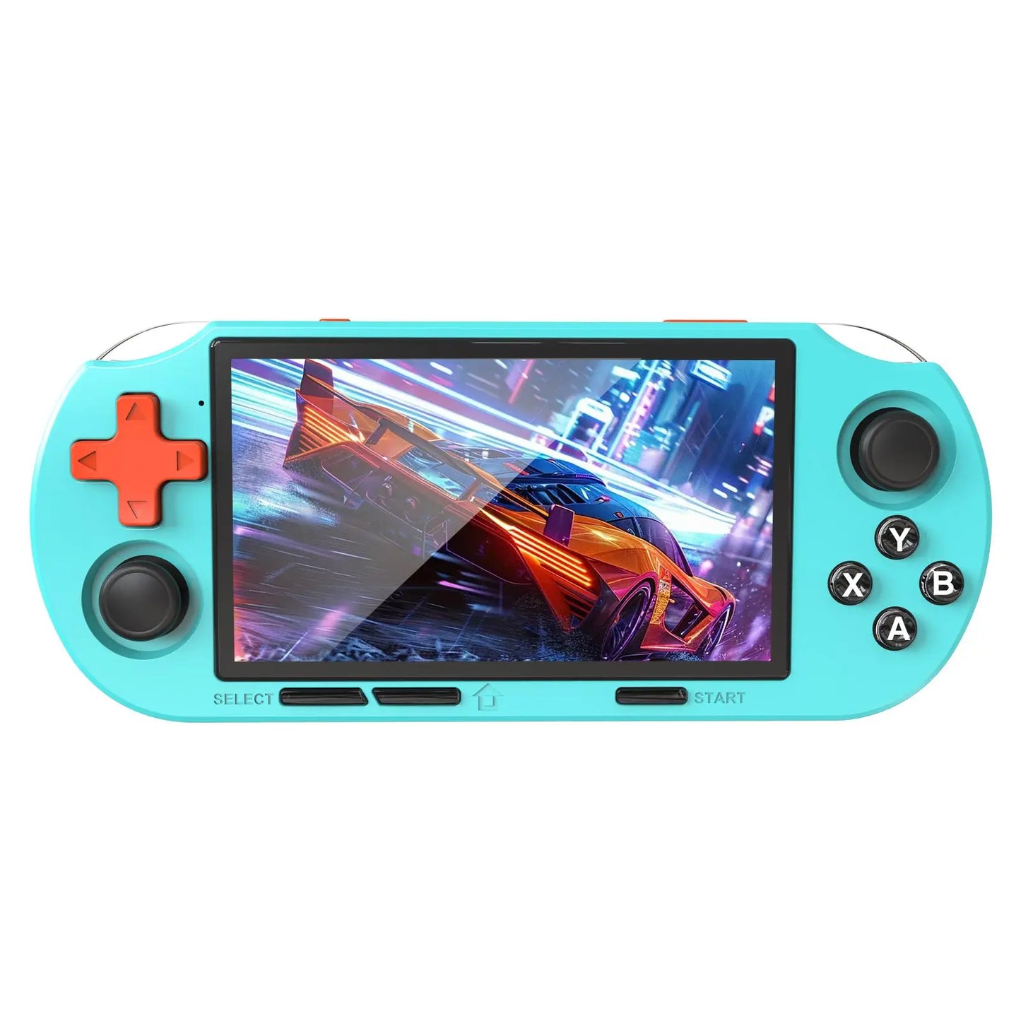 YLW ANS16 Handheld Retro Gaming Console, 4.5-Inch Lps Screen Gaming Console, Wireless Mini Portable Gaming Console, Built-In 64GB Memory Card, Gift Gaming Console, Gaming Peripherals with 16,000+ Games and 14+ Emulators, Pocket Game Player Rechargeable