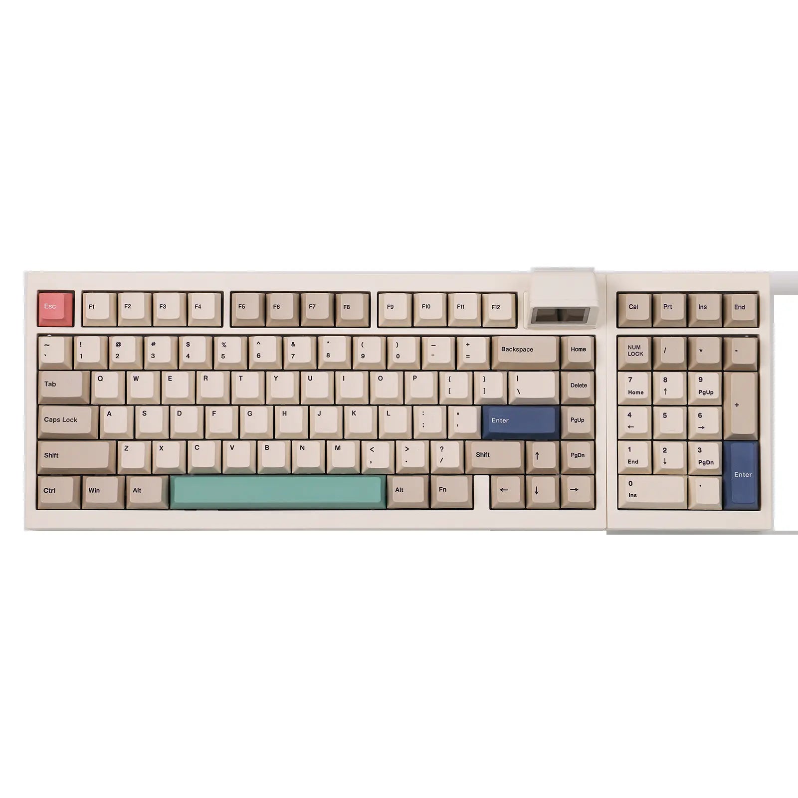 EPOMAKER RT98 Creative Modular Retro Gaming Keyboard with Detachable Mini TV Hot Swap Tri-Mode BT/2.4G/USB-C Custom Driver RGB Backlit PBT Keycap for Win/Mac Computers & Office Equipment Keyboards Creamy Keyboard Back to School Shopping, Pbt Keycaps, Deta