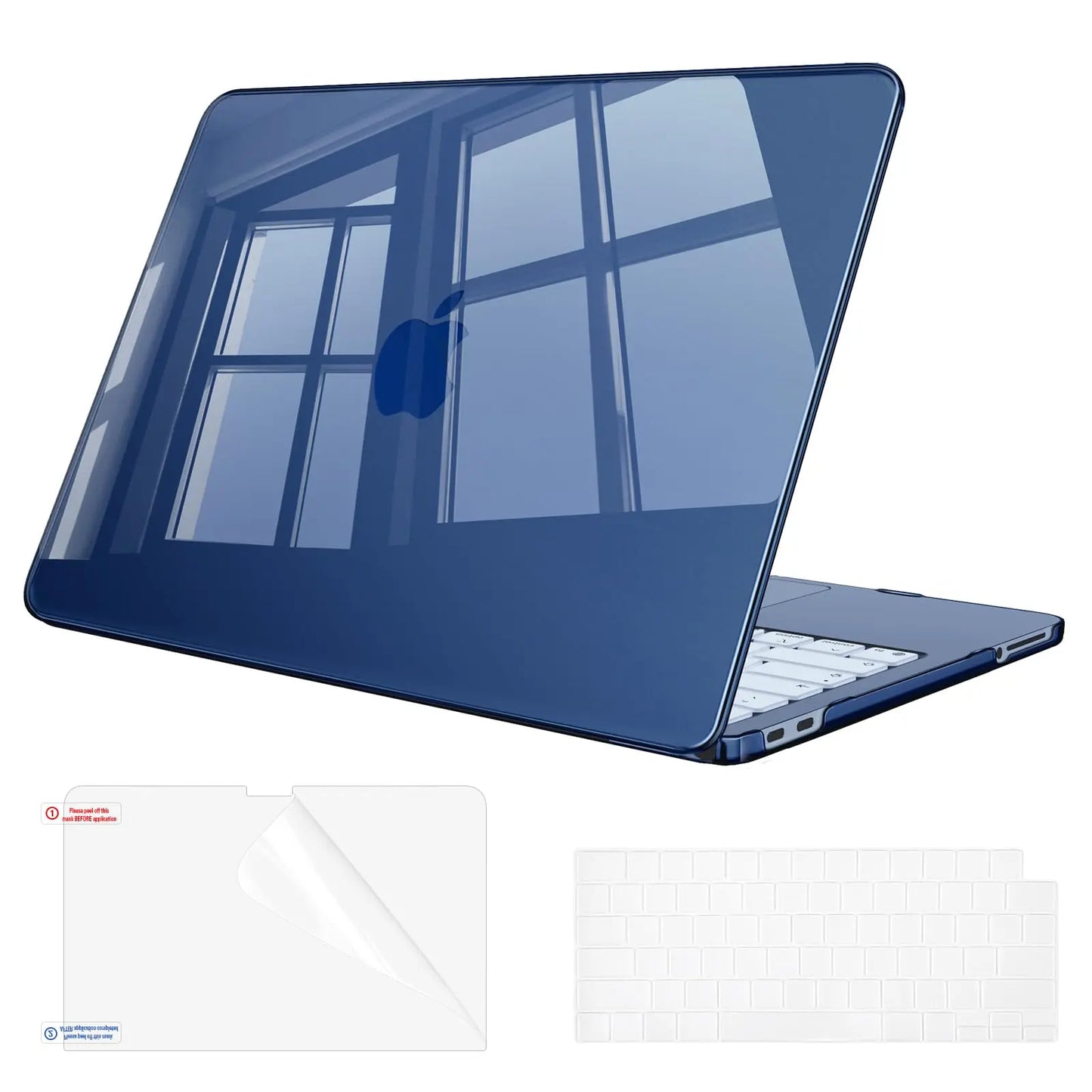 Fintie Full-Edge Laptop Protective Case for Macbook Neo 2026, with Clear Keyboard Cover and Screen Protector, Ultra-Thin Lightweight Plastic Snap-On Cover and Vented Bottom - [No Macbook Included]