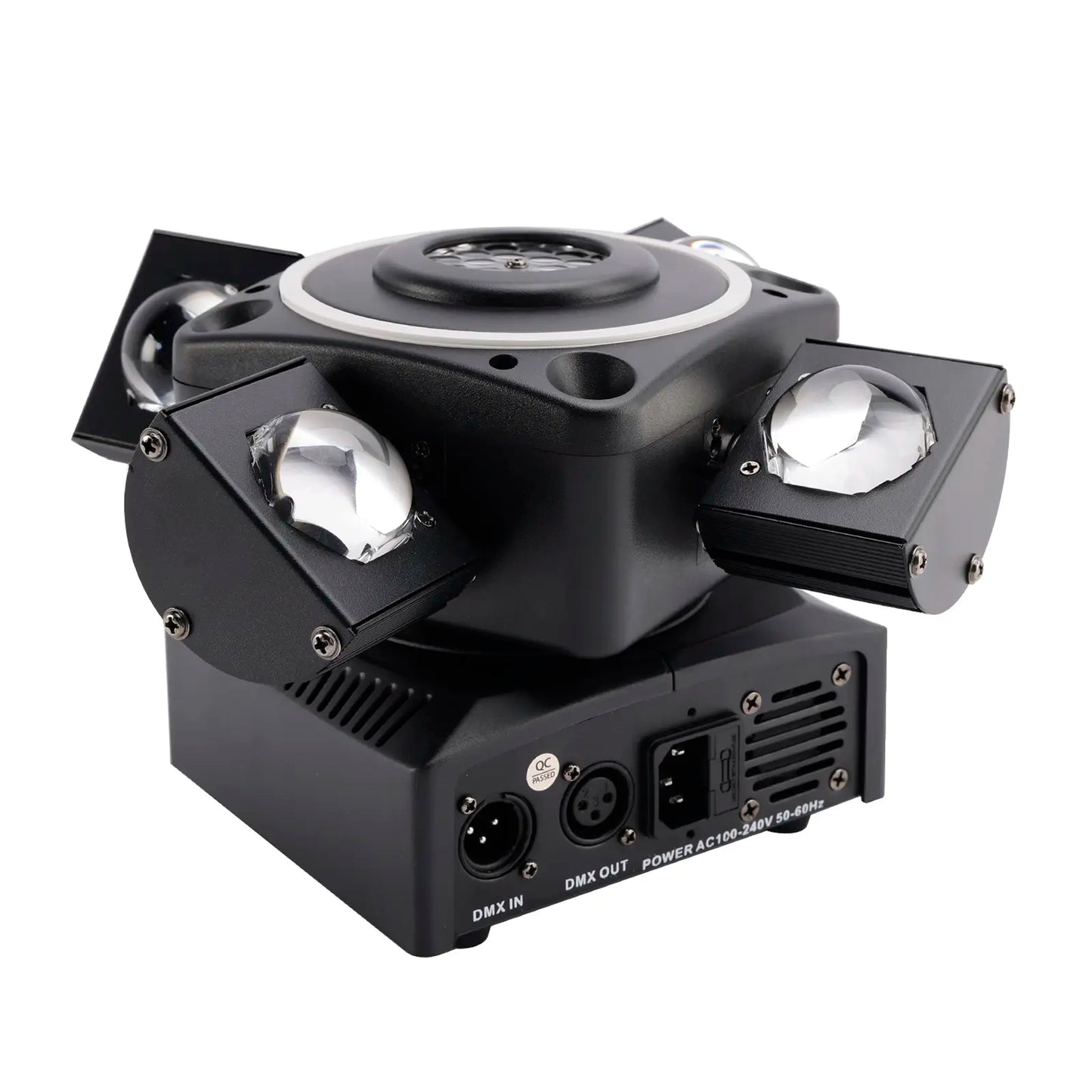 4-Arm Moving Head RGBW Beam Laser, DMX Stage Lighting, Club Lights for Disco Light Party