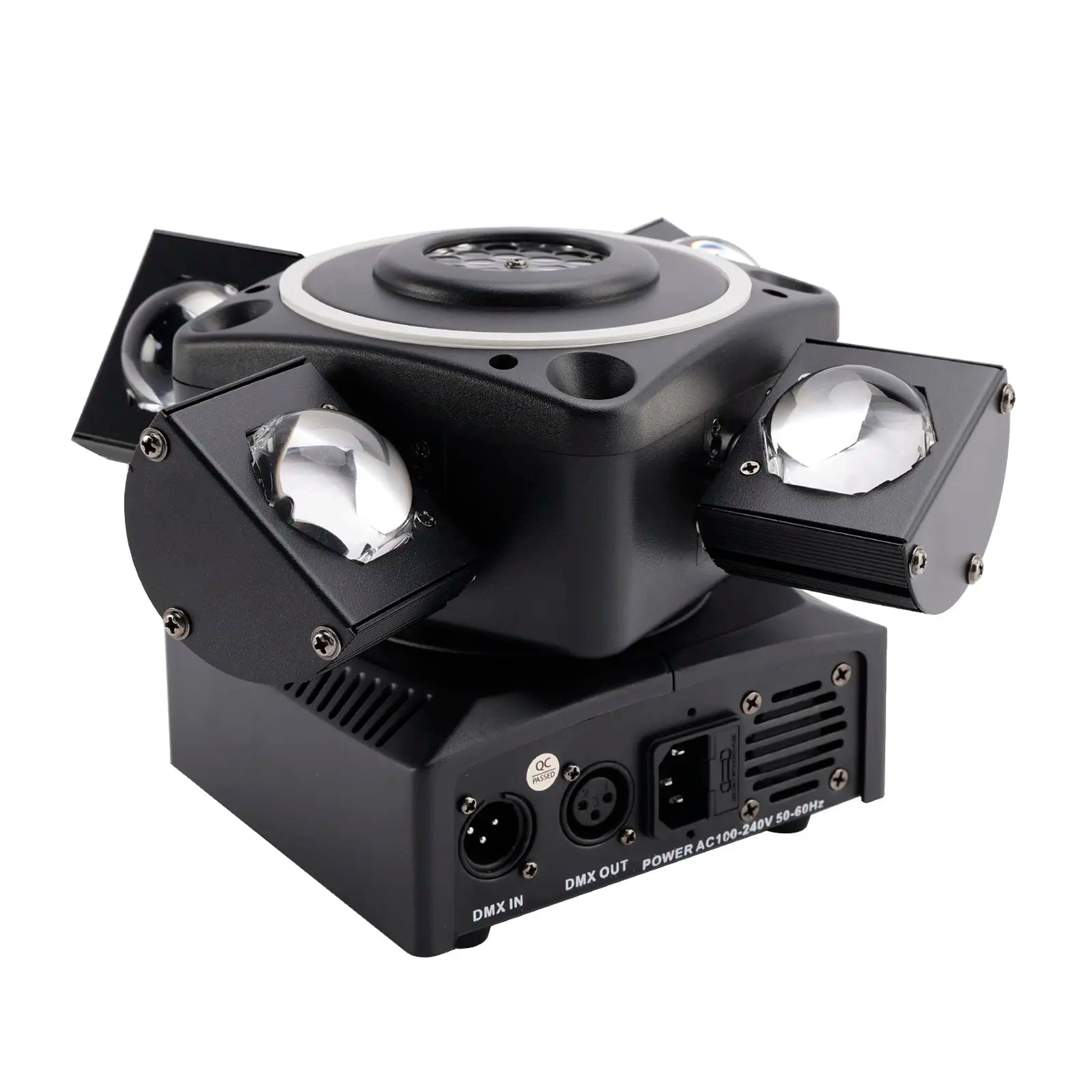 4-Arm Moving Head RGBW Beam Laser, DMX Stage Lighting, Club Lights for Disco Light Party