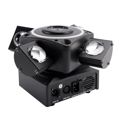 4-Arm Moving Head RGBW Beam Laser, DMX Stage Lighting, Club Lights for Disco Light Party