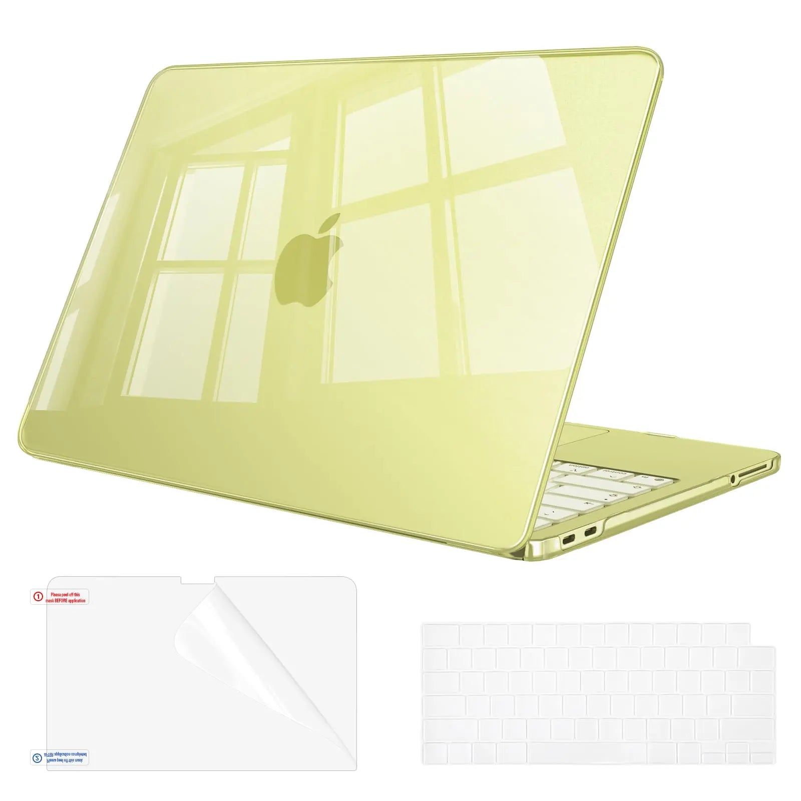 Fintie Full-Edge Laptop Protective Case for Macbook Neo 2026, with Clear Keyboard Cover and Screen Protector, Ultra-Thin Lightweight Plastic Snap-On Cover and Vented Bottom - [No Macbook Included]
