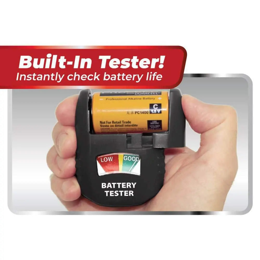 Ultimate 150 Battery Organizer & Storage Case with Tester - Keep Your Batteries Neat and Ready!