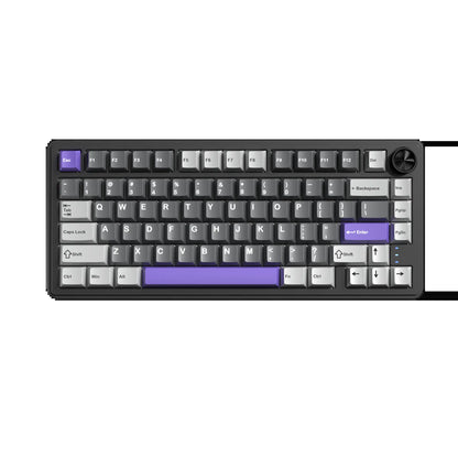 ZIFRIEND&FURYCUBE RX75 PRO Wireless Mechanical Creamy Keyboard,Tri-Mode Type-C/2.4G/Bluetooth Music Rhythm Sync RGB Backlight Keyboard,Multimode Gaming Keyboard for Gaming, Office, Career Women,Multimedia Roller Key