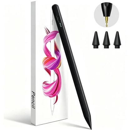 Stylus Pen for Ipad(2018-2026)-2X Fast Charge with Tilt Sensitivity & Palm Rejection for Ipad 11/10/9/8/7/6Th Gen, Air 5/4/3/M4/M3/M2, Pro 13"/12.9"/11"/M4, Mini 7/6/5Th Backtoschool