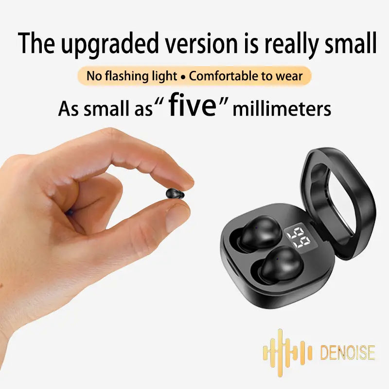 INSONIXN Wireless Bluetooth Sleep Earbuds - Ultra Compact, Comfortable Fit, High Fidelity Sound for Running & Cycling - Perfect Gift for Back to School!
