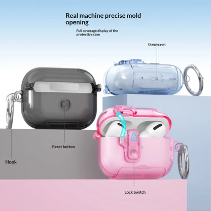 Frosted Clear Airpods Case for Airpods 4 & Pro 2 & Pro 3 - Pop-Up Cover with Phone Stand, Semi-Transparent TPU Anti-Drop Shell Summerwins Airpods 4 Cases Airpods ,Free Ship,Free Ship Tiktokshopbacktoschool,Back to School,Back to School Haul
