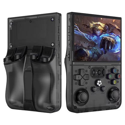 WUDS R36 PRO Retro Video Handheld Game Console with 4K HD 3.5-Inch IPS Screen, 4000Mah Battery, 64G TF Card, and 16,000+ Games Protection