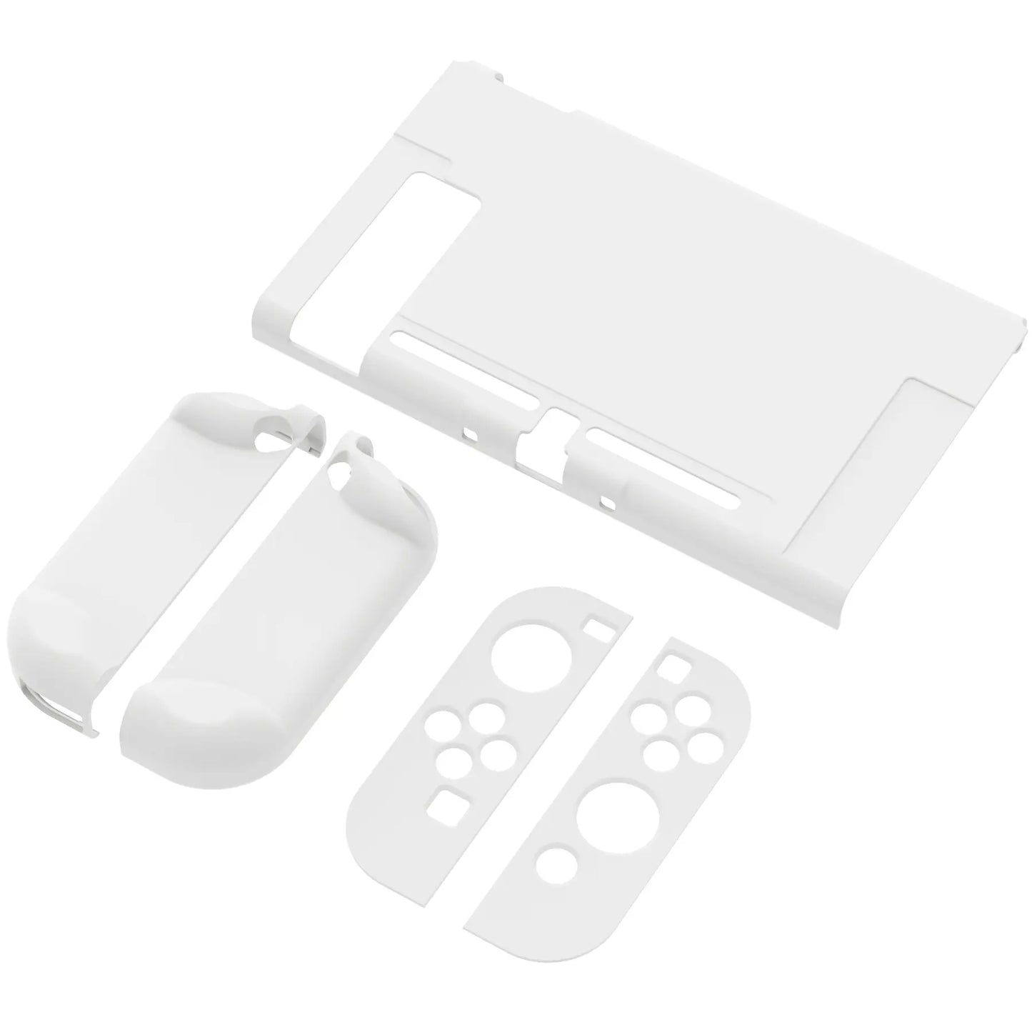 Playvital Customized Dockable Hard Shell Protective Case for Nintendo Switch Console - Black