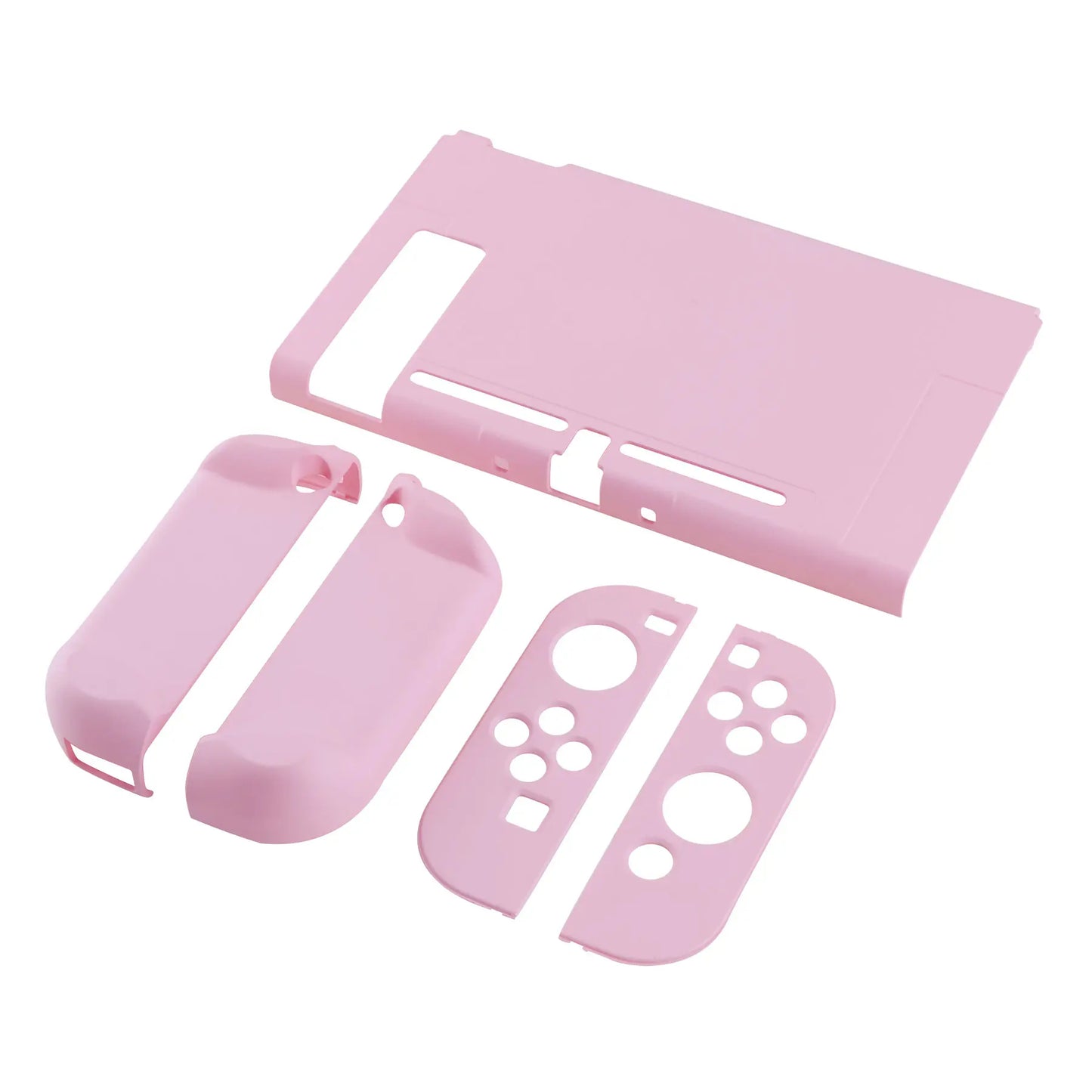 Playvital Customized Dockable Hard Shell Protective Case for Nintendo Switch Console - Black