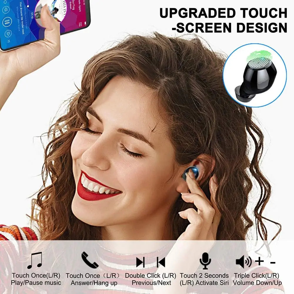Q16 True Wireless Earbuds with Charging Case and Bluetooth 5.0 for Enhanced Music and Call Experience