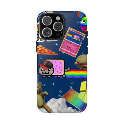 Nyan Cat Phone Case, Suitable for Iphone 17-11 Pro Max/Plus and Samsung Galaxy S23-25