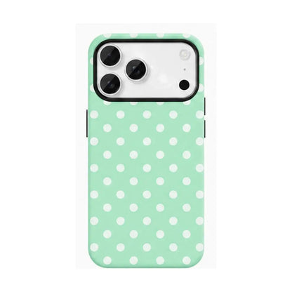Preppy Hot Pink Polka Dot Phone Case, Cute Coquette Aesthetic Phone Cover,Hot Pink & Light Pink Polka Dot Aesthetic Iphone Case for Iphone 17 16 15 14 13 12 11 Pro Max & Samsung 22-26Galaxy