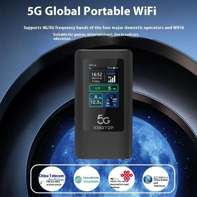 Ultra-Fast 5G Netcom 4400 MA Portable Wi-Fi Router - Stay Connected Anywhere!